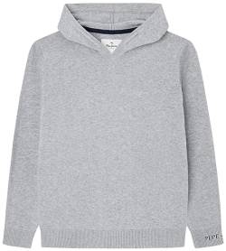 Pepe Jeans Jungen Tottenham Hoodie, Grau (Grey Marl), 8 Jahre von Pepe Jeans