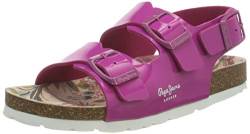 Pepe Jeans London Bio Basic Buckles Sandal, 357FUCHSIA, 32 EU von Pepe Jeans