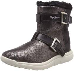 Pepe Jeans London Damen Hyke W Snow Schneestiefel, Silber (Chrome 952), 41 EU (8 UK) von Pepe Jeans