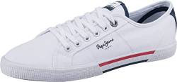 Pepe Jeans London Herren Brady Men Basic Sneaker, White (White), 40 EU von Pepe Jeans