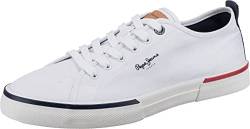 Pepe Jeans London Herren Kenton Smart M Sneaker, White (White), 42 EU von Pepe Jeans