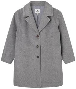 Pepe Jeans Mädchen Satiga Wool Coat, Grey (Grey Marl), 14 Years von Pepe Jeans