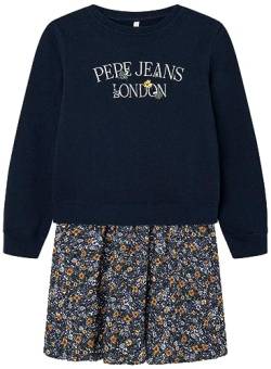 Pepe Jeans Mädchen Tessa Dress, Multicolour (Multi), 12 Years von Pepe Jeans