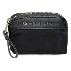 Pepe Jeans Morgan Geldbörse schwarz 11,5 x 8,5 x 1,5 cm Polyester und PU von Joumma Bags, Schwarz, Talla única, geldbörse von Pepe Jeans