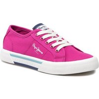 Pepe Jeans Sneakers aus Stoff Brady Girl Basic PGS30543 Fresh Fuchsia 347 Sneaker von Pepe Jeans