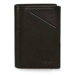 Pepe Jeans Striking Geldbörse, Schwarz , única, Striking Wallet von Pepe Jeans