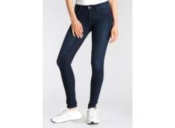 Skinny-fit-Jeans PEPE JEANS "Pixie" Gr. 25, Länge 30, blau (dark blue) Damen Jeans Röhrenjeans von Pepe Jeans