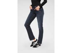 Straight-Jeans PEPE JEANS "GEN" Gr. 25, Länge 30, blau (h06 stretch ultra dark) Damen Jeans Röhrenjeans von Pepe Jeans