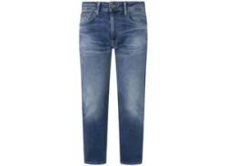 Straight-Jeans PEPE JEANS "STRAIGHT JEANS" Gr. 33, Länge 32, blau (medium destroy) Herren Jeans Straight Fit von Pepe Jeans