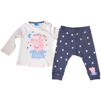 Peppa Pig Body & Leggings PEPPA WUTZ Baby Mädchen Body + Hose Set Rosa 9 12 18 24 Monate Gr.74 80 86 92 cm von Peppa Pig