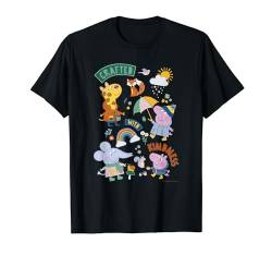 Peppa Pig Crafted With Kindness Embroidered Group Shot T-Shirt von Peppa Pig