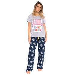 Peppa Pig Damen Mama Schwein Pyjamas Grau L von Peppa Pig