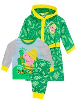 Peppa Pig Jungen George Pig Morgenmantel und Pyjama Set Grün 110 von Peppa Pig