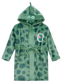 Peppa Pig Jungen George Wutz Bademantel | Fleece Jungen Morgenmantel | Dinosaurier Bademantel | Grün | 122 von Peppa Pig