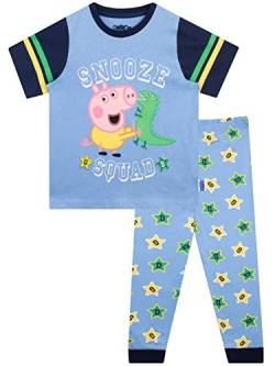 Peppa Pig Jungen Schlafanzug George Pig Blau 104 von Peppa Pig