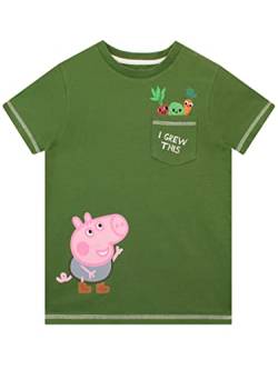 Peppa Pig Jungen T-Shirt Grün 116 von Peppa Pig