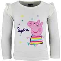 Peppa Pig Langarmshirt PEPPA Wutz Kinder T-Shirt langarm Gr. 92 bis 116, 100% Baumwolle von Peppa Pig