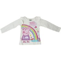 Peppa Pig Langarmshirt Peppa Wutz Baby Kinder langarm Shirt Gr. 92 bis 116, 100% Baumwolle von Peppa Pig