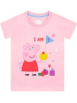 Peppa Pig Mädchen T-Shirt 'Ich Bin 2' Rosa 98 von Peppa Pig