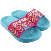 Peppa Pig Peppa Wutz Mädchen Kinder Sandalen - 3D Optik Sandale Gr. 25 bis 32, Hellblau von Peppa Pig