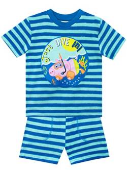 Peppa Pig T-Shirt und Shorts Set | George Wutz Kleidung Jungen | Kinder Sommerkleidung Blau 110 von Peppa Pig