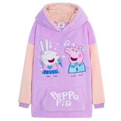 Peppa Pig Übergröße Hoodie Decke Mädchen Kapuzenpullover Kinder Sweatshirt Decke Kuschelpullover von Peppa Pig