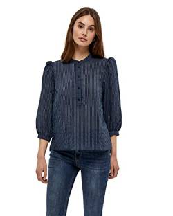 Peppercorn ,Women's ,Leila Blouse, 2991S D. BLUE ,M von Peppercorn