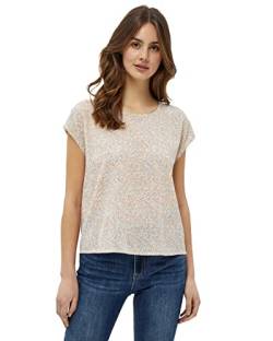 Peppercorn Damen Danea Malucca Tee Curved T Shirt, 2284p Skyway Blue Print, 48 Große Größen EU von Peppercorn