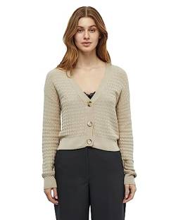 Peppercorn Damen Ona Strickjacke mit V-Ausschnitt und Langen Ärmeln, 2105 Feather Gray, M von Peppercorn