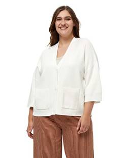 Peppercorn Damen Rosalia Cardigan Curve White 46 von Peppercorn