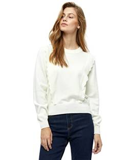 Peppercorn Damen Rosalia Pullover mit Rüschen White M von Peppercorn