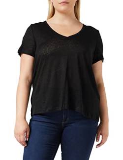 Peppercorn Dicte V-Ausschnict T-Shirt Damen | Basic Tshirt Damen | Frühling Bluse T Shirt Damen Kurzarm | Shirt Damen Elegant Mit Kurzen Ärmeln | Damen Tshirt Größen von Peppercorn