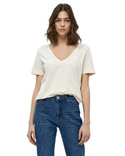 Peppercorn Gamora GOTS V-Ausschnitt T-Shirt | Tshirt Damen In White | Frühling Bluse Damen | Größe L von Peppercorn
