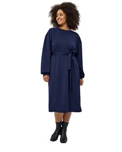 Peppercorn Laila Sweat Kleid Kurve Kleid Damen In Blau Herbst Kleid Damen Elegant Größe 46 von Peppercorn