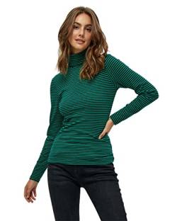 Peppercorn Lucca Rib Rollkragen Lange Ärmel Tshirt Damen In Grün Herbst Bluse Damen Größe Xs von Peppercorn