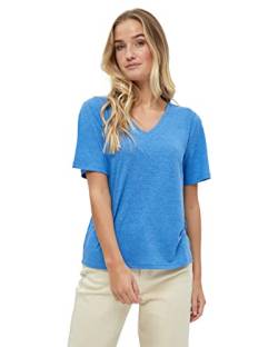 Peppercorn Marina V-Ausschnitt T-Shirt | Tshirt Damen In Blau | Frühling Bluse Damen | Größe Xl von Peppercorn