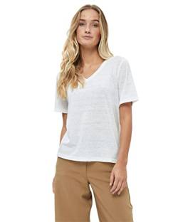 Peppercorn Marina V-Ausschnitt T-Shirt | Tshirt Damen In Weiß | Frühling Bluse Damen | Größe Xl von Peppercorn