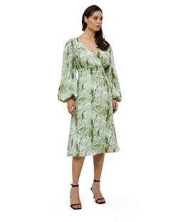 Peppercorn Marisola Kurz Kleid | Kleid Damen In Grün | Frühling Kleid Damen Elegant | Größe M von Peppercorn