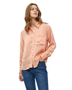 Peppercorn Martina Lange Ärmel Shirt | Shirt Damen In Orange | Frühling Bluse Damen Elegant | Größe S von Peppercorn