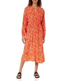 Peppercorn Millie Midi Kleid | Kleid Damen In Orange | Frühling Kleid Damen Elegant | Größe L von Peppercorn