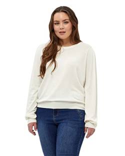 Peppercorn Tana Lange Puffärmel Kurve | Pullover Damen In White | Frühling Pulli Damen | Größe 56 von Peppercorn