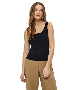 Peppercorn Tana U-Ausschnitt Stricken Tank Top | Damen Top In Schwarz | Frühling Damen Oberteile | Größe Xl von Peppercorn