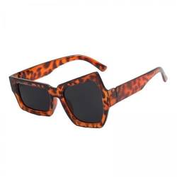 Perfeclan 3x Lustige Sonnenbrillen, Vielseitiger Sonnenschutz, Stilvolle, Unregelmäßige Sonnenbrillen für Partyartikel, Einkaufen, Cosplay, Outdoor Aktivitäten, von Perfeclan
