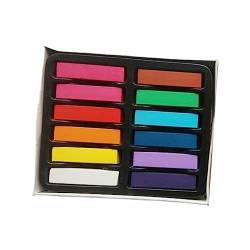 Perfeclan Temporäre Haarfärbekreide, Haarfärbekreide, 12 Farben, DIY-Make-up, temporäre Haarfärbemittel für Kinder und Jugendliche, Mädchen, Jungen, Party, von Perfeclan