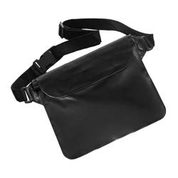 Perfeclan wasserdichte Gürteltasche, Handytasche, wasserdichte Aufbewahrungstasche, Handyhülle, Hüfttasche, wasserdichte Tasche für Outdoor-Aktivitäten, Tauchen, Schwarz von Perfeclan