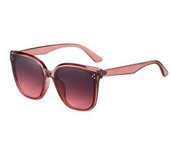 Perfectmiaoxuan Übergroße Sonnenbrille für Damen,Mode Retro Lightweight Frame Big Lens Damen Sonnenbrille, UV400 Schutz Sonnenbrille für Damen von Perfectmiaoxuan