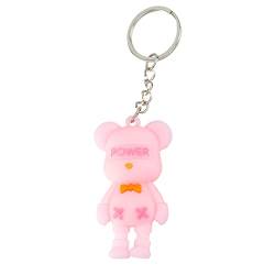 Perfekto24 Schlüsselanhänger Bär - Key Chain - Haustierschlüsselanhänger - Autoschlüsselanhänger - Schlüsselanhänger Bär Motive (Pink) von Perfekto24