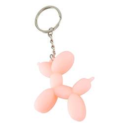 Perfekto24 Schlüsselanhänger Hund - Key Chain - Haustierschlüsselanhänger - Autoschlüsselanhänger - Schlüsselanhänger Hundemotive (Pink) von Perfekto24