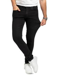 Performance Jeans für Herren in Slim Fit mit Stretch (Schwarz Denim 28W/32L) - Sehr Komfortable und Bequeme Slim Fit Stretch Jeans für Männer - Herren Jeans für Arbeit & Freizeit von Performance Pants