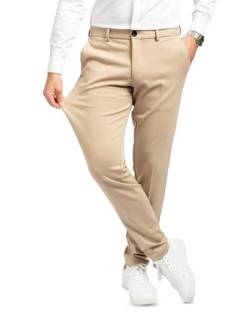 Performance Pants Herren Sand (Größe 30W/34L) - Stilvolle Herren Hosen Stretch - Hosen Herren Stretch - Angenehme Praktische Männer Hosen für Business & Freizeit - Bequeme Stoffhose Herren von Performance Pants